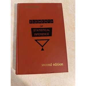 Elements of Statistical Inference David Huntsberger 2nd Ed 1967 Hardcover Book